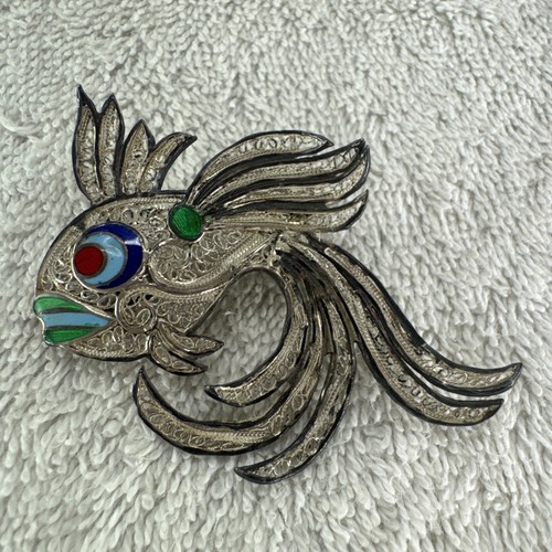 Chinese solid silver - silver, filigree