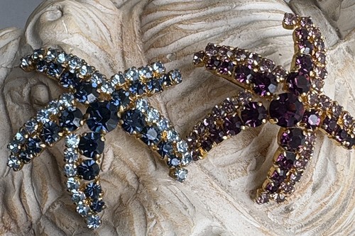 Vintage mid century - century, rhinestone