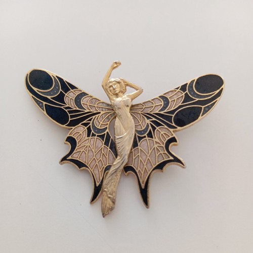 Vtg fish cloisonne mythical - vtg,