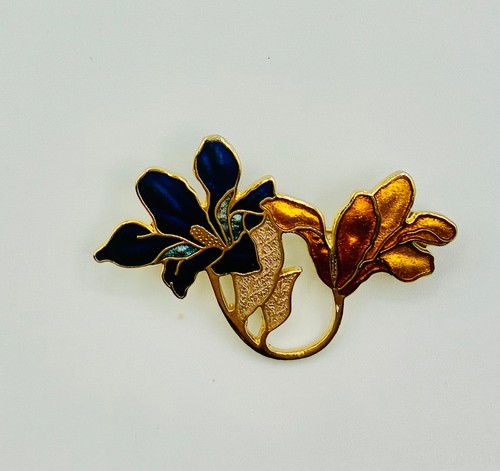 Vintage cloisonné flower - vintage,