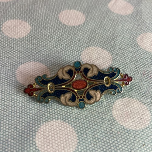 Vintage enamel brooch fish - vintage, by
