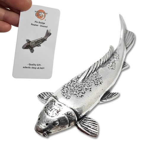 Koi carp pin badge - pin,