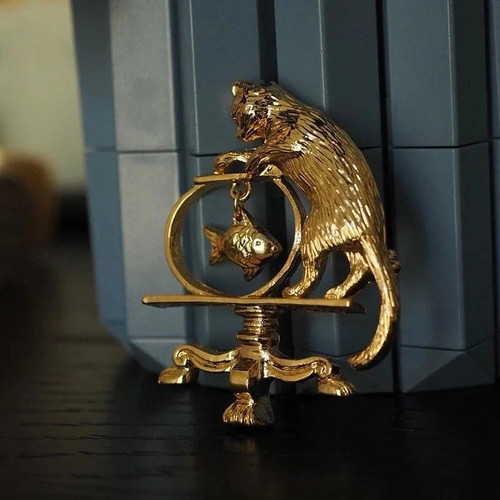 Antique jewelry cat - jewelry,