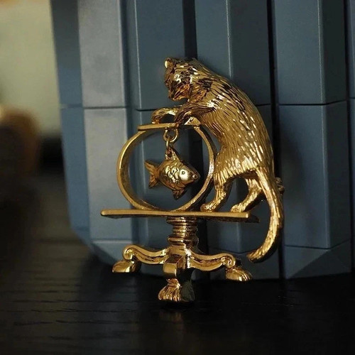 Antique jewelry cat vintage - antique,