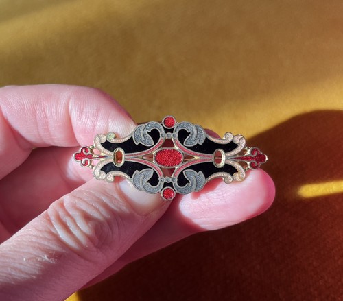 Vintage fish cloisonne enamel - vintage,