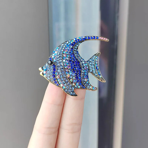 Creative tropical fish brooch - fish,