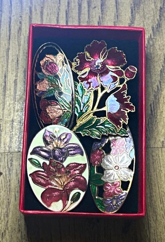 Boxed fish multicolour enamel - boxed,